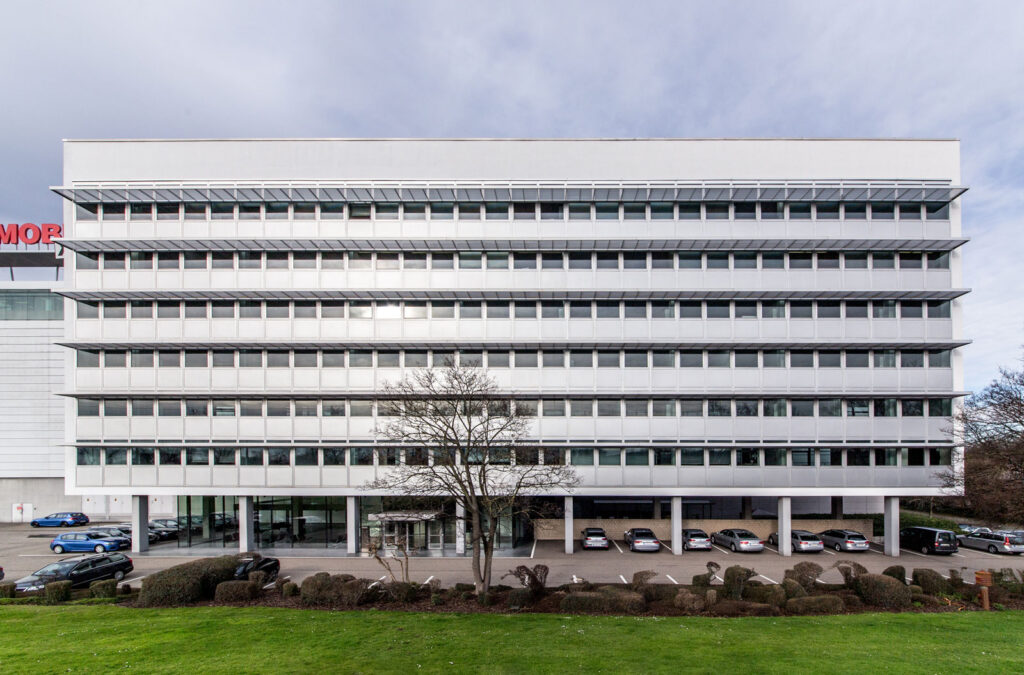 Außenansicht Bürohaus Durlacher Allee in Karlsruhe