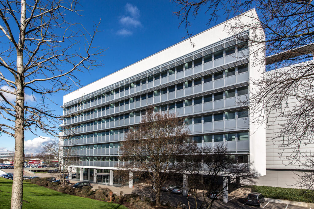 Außenansicht Bürohaus Durlacher Allee in Karlsruhe