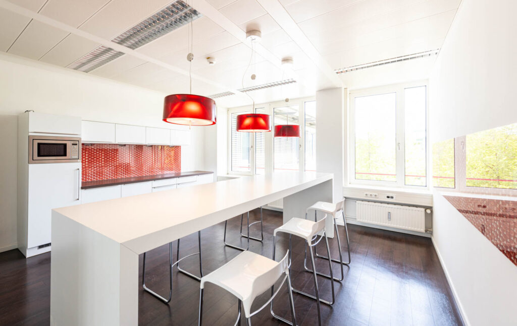 Teeküche im Bürohaus Haar in München