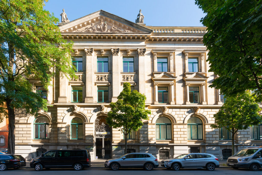 Außenansicht des Bürohauses Hannover