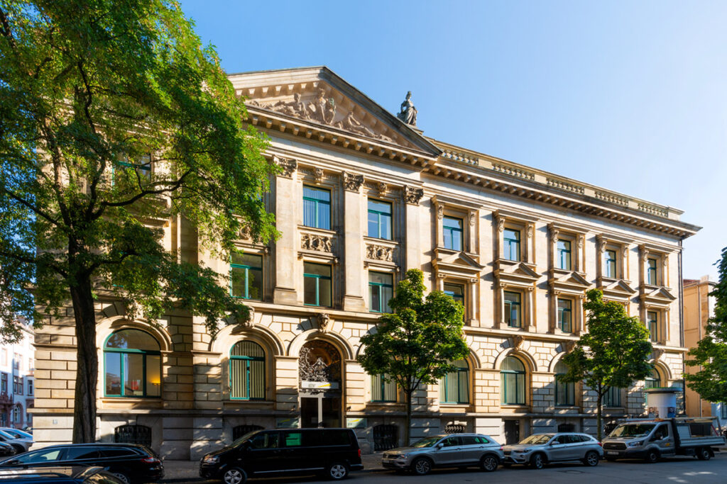Außenansicht des Bürohauses Hannover