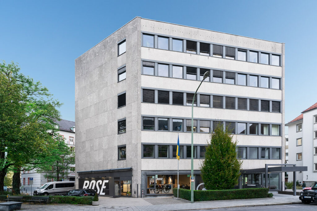 Außenansicht Bürohaus Lessingstraße in München